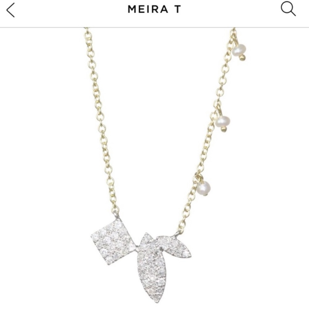 Meira T Diamond necklace